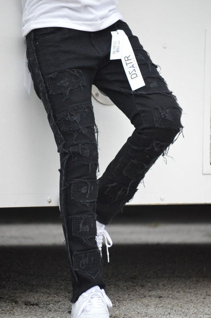 DZTR Kid's Ultra Stretch Box Denim
