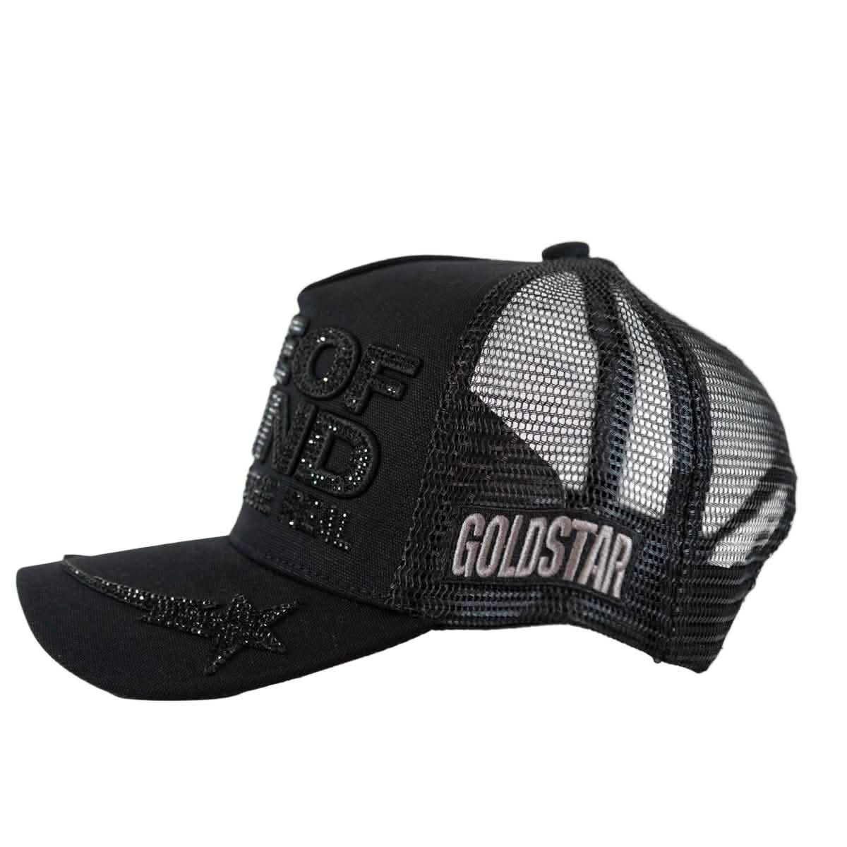Gold Star Hats One of a Kind Rhinestone Trucker
