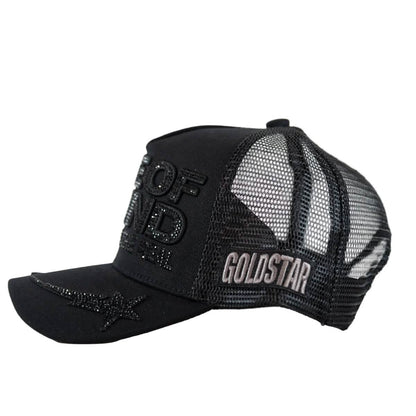 Gold Star Hats One of a Kind Rhinestone Trucker