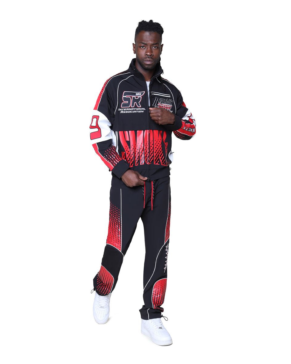 Smoke Rise NY Republic Windbreaker Tracksuit