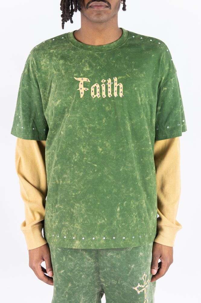 Rebel Minds Faith Layered Tee