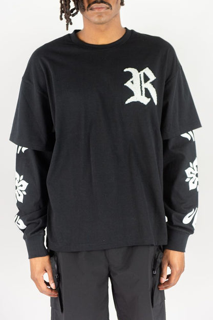 Rebel Minds Rebel Palms Layered Tee