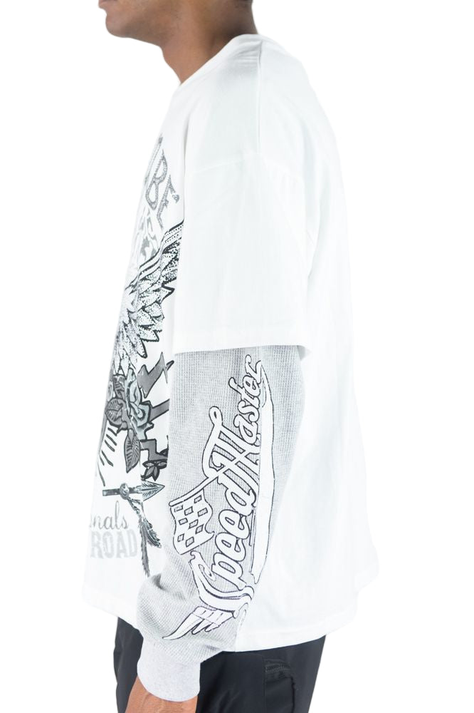 Rebel Minds Born to Be Layered Tee