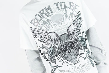 Rebel Minds Born to Be Layered Tee