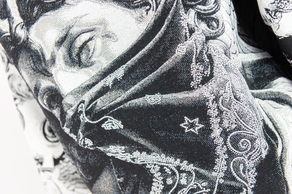 Rebel Minds Masked Angel Tapestry Hoodie