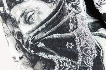 Rebel Minds Masked Angel Tapestry Hoodie