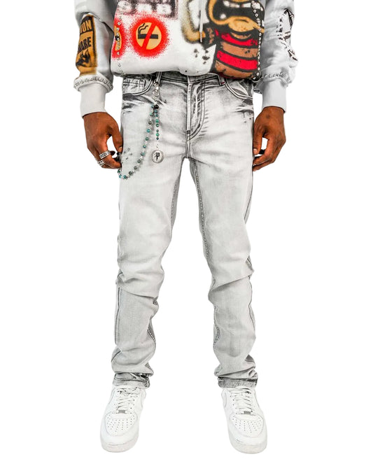 Preme Skinny Washed Denim