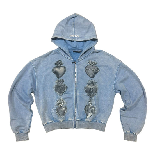 Syndicate Hearts Zip Hoodie