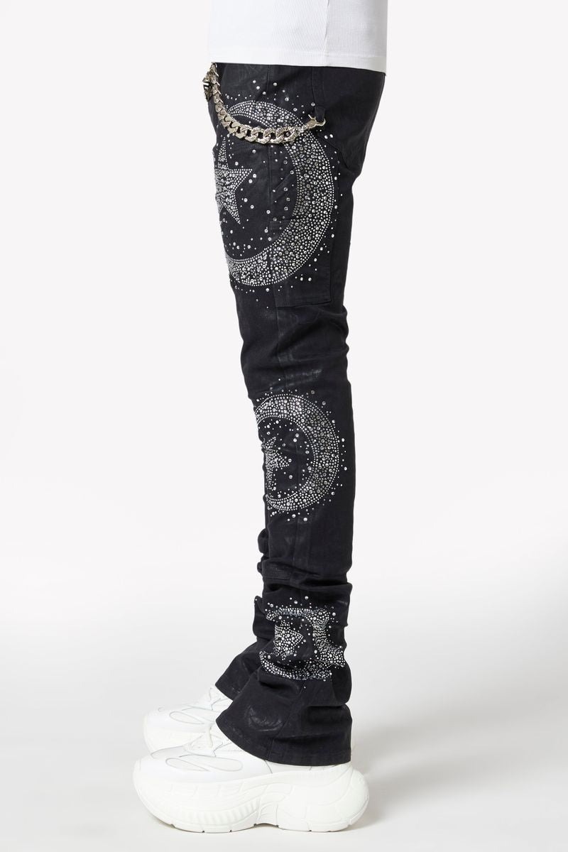 Guapi Waxed Calligraphy Denim