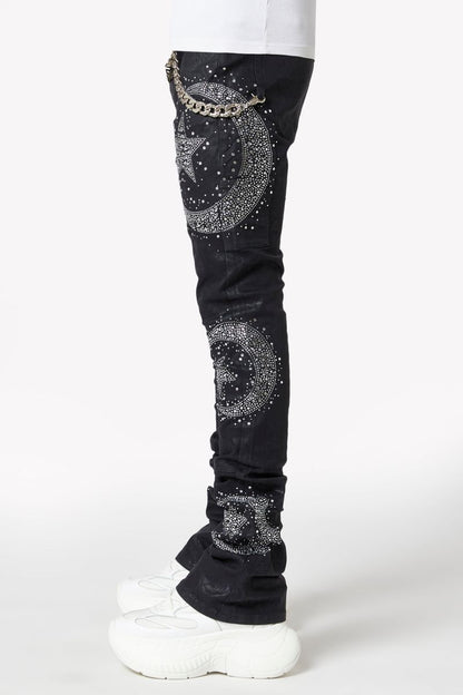 Guapi Waxed Calligraphy Denim