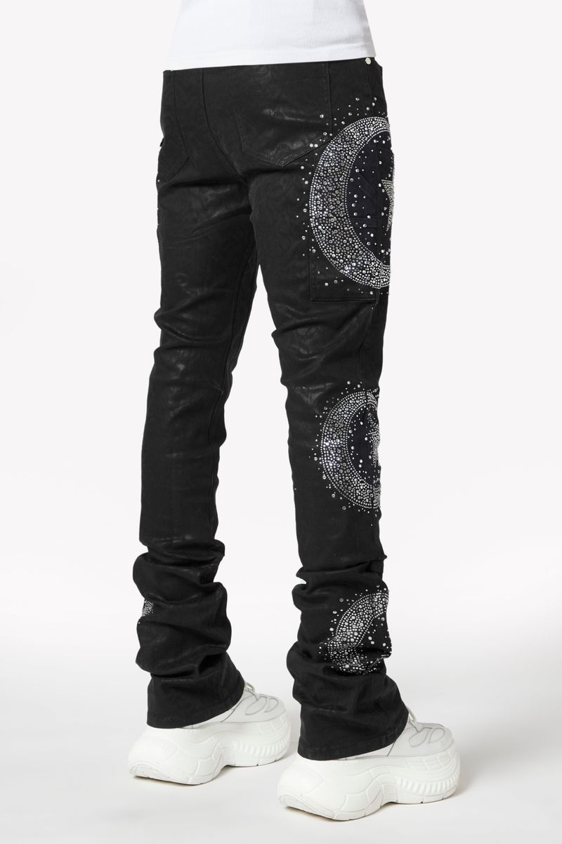 Guapi Waxed Calligraphy Denim