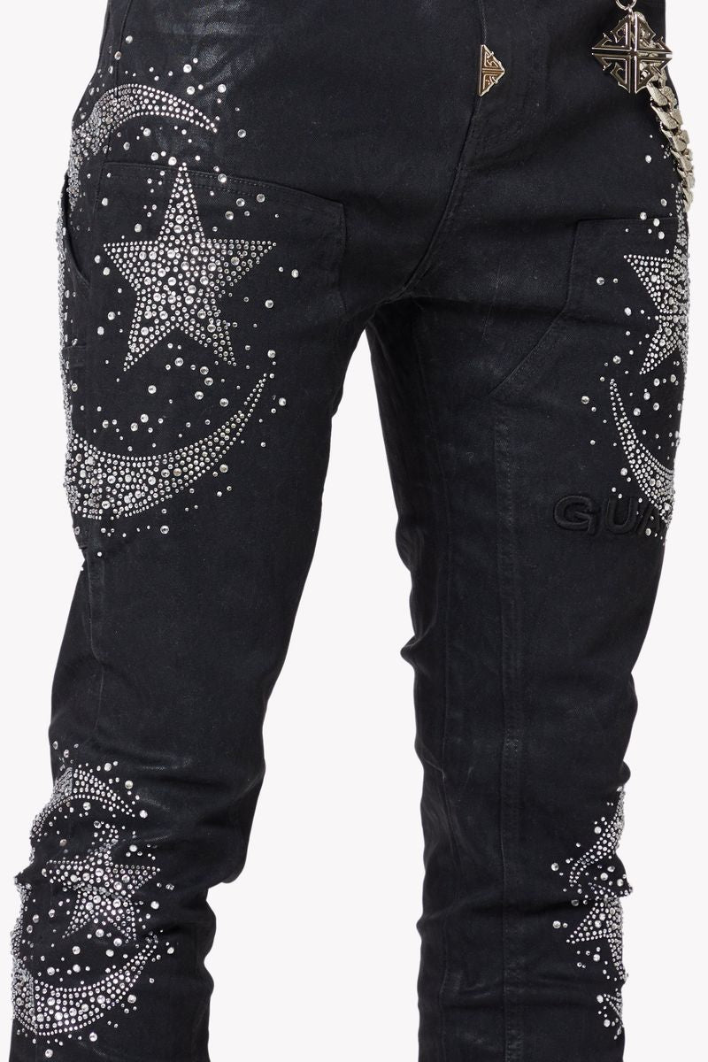 Guapi Waxed Calligraphy Denim