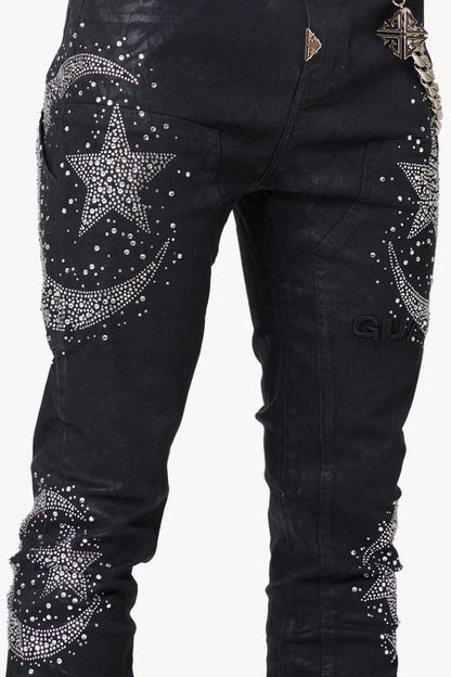 Guapi Waxed Calligraphy Denim