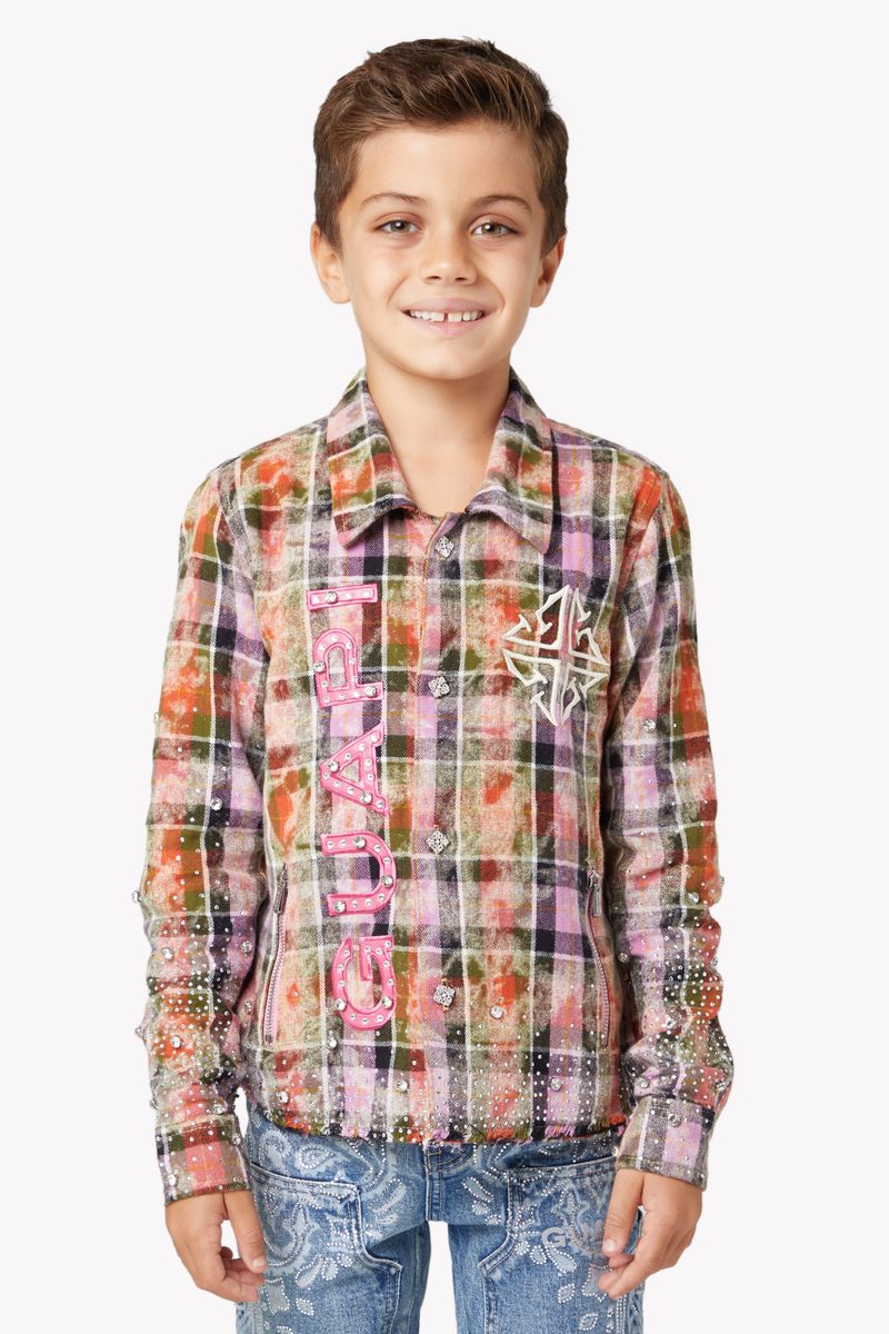 Guapi Kid's Rhinestone Flannel