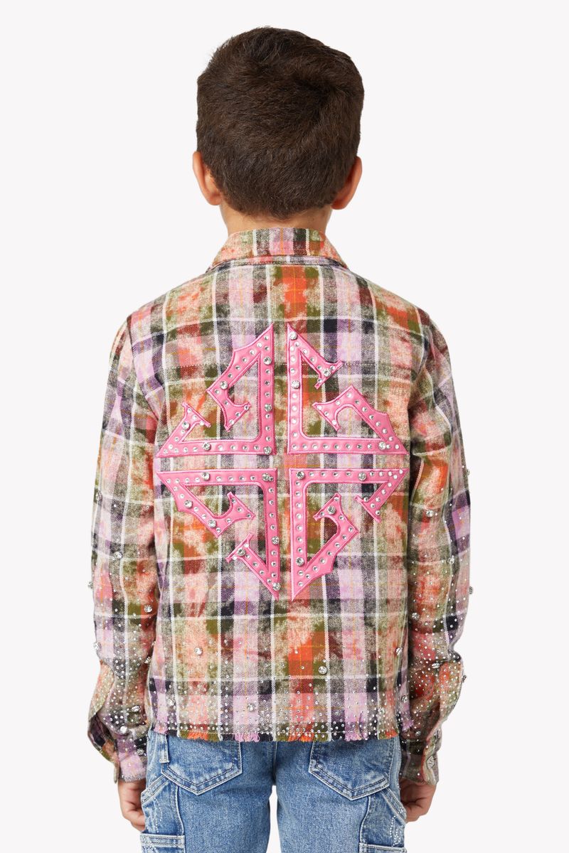 Guapi Kid's Rhinestone Flannel