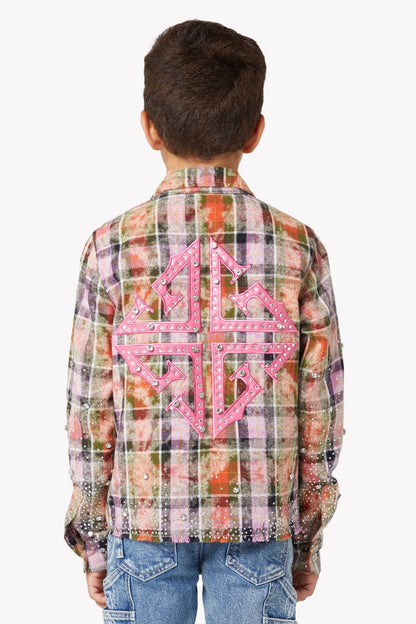 Guapi Kid's Rhinestone Flannel