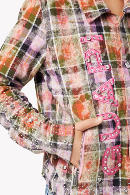 Guapi Kid's Rhinestone Flannel
