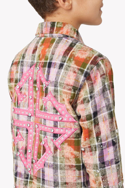 Guapi Kid's Rhinestone Flannel