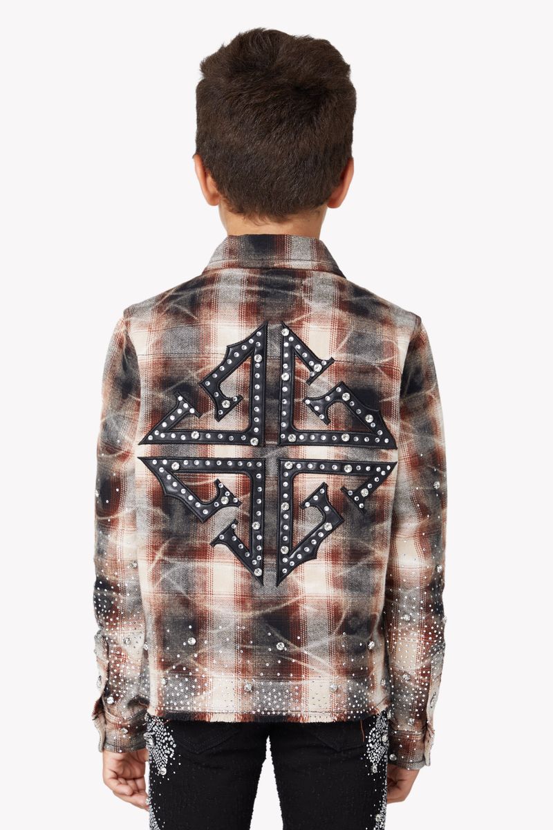 Guapi Kid's Rhinestone Flannel