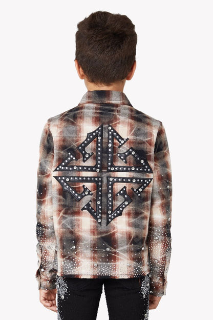 Guapi Kid's Rhinestone Flannel