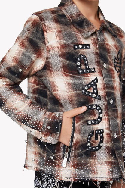 Guapi Kid's Rhinestone Flannel