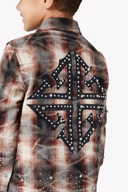 Guapi Kid's Rhinestone Flannel