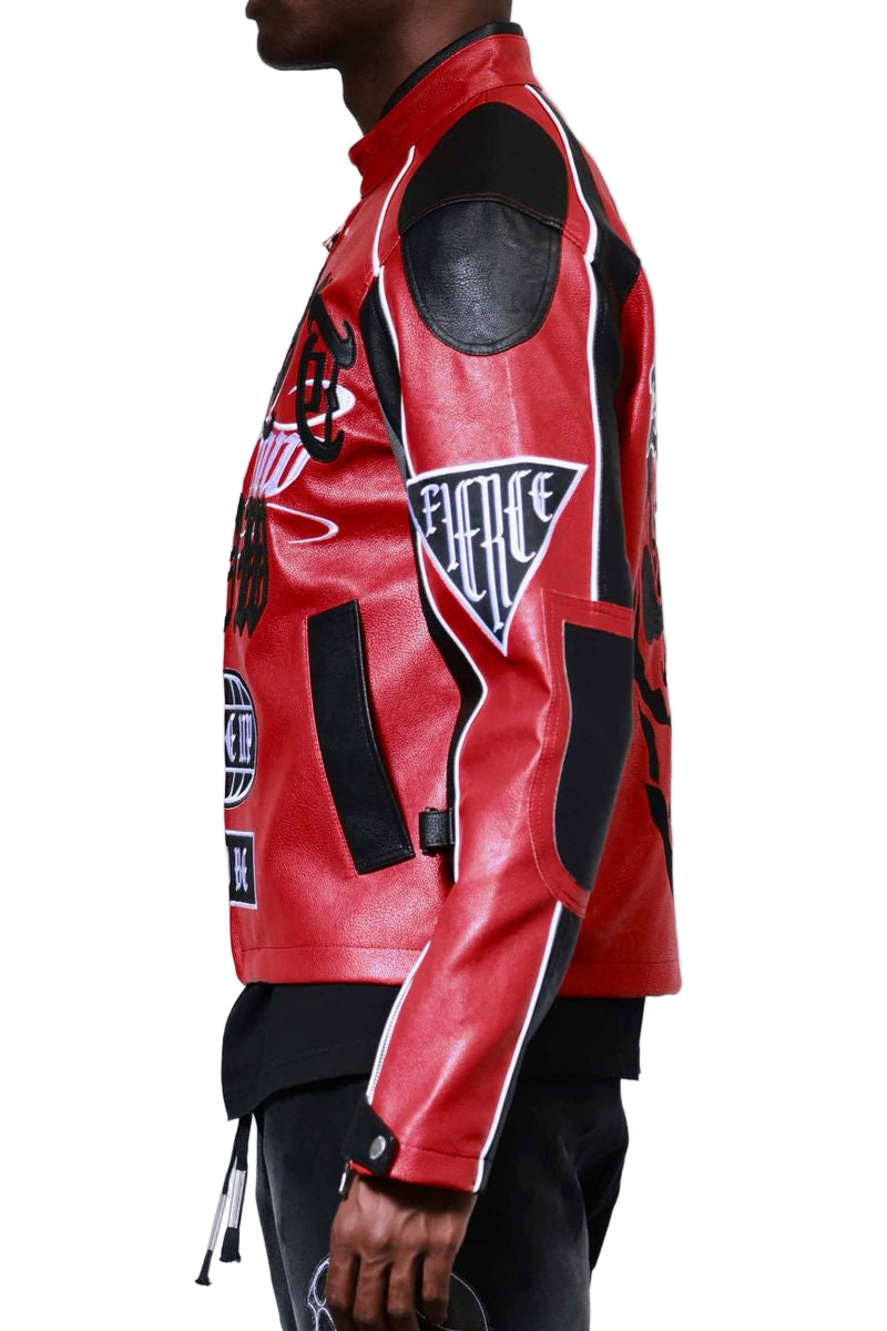 First Row Wake Up and Be Fierce Racing Jacket