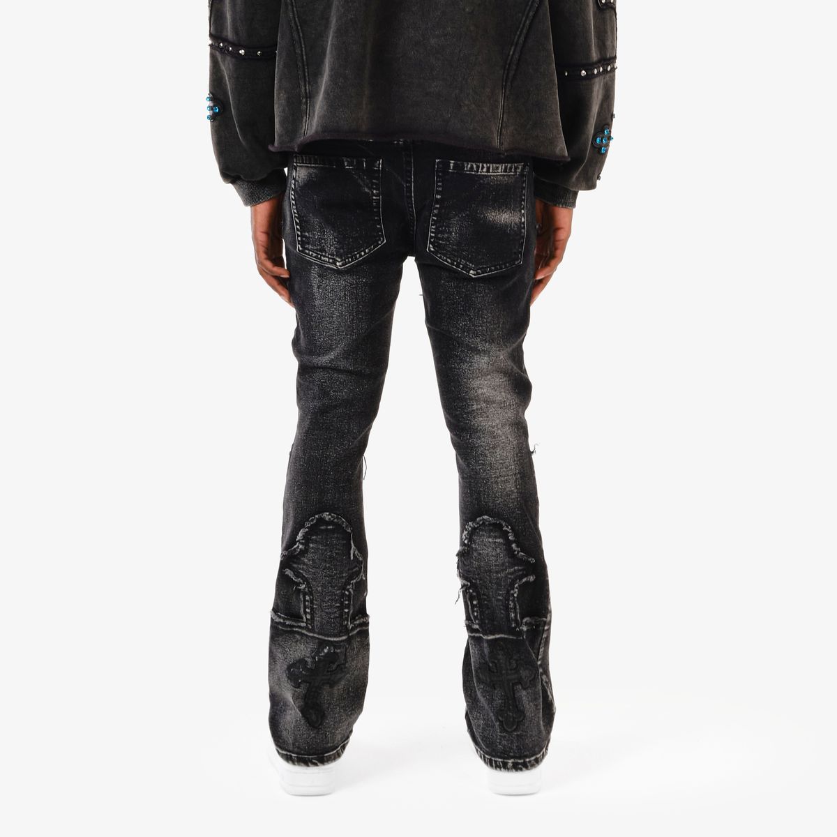 Voyage Studios Stone Cross Denim