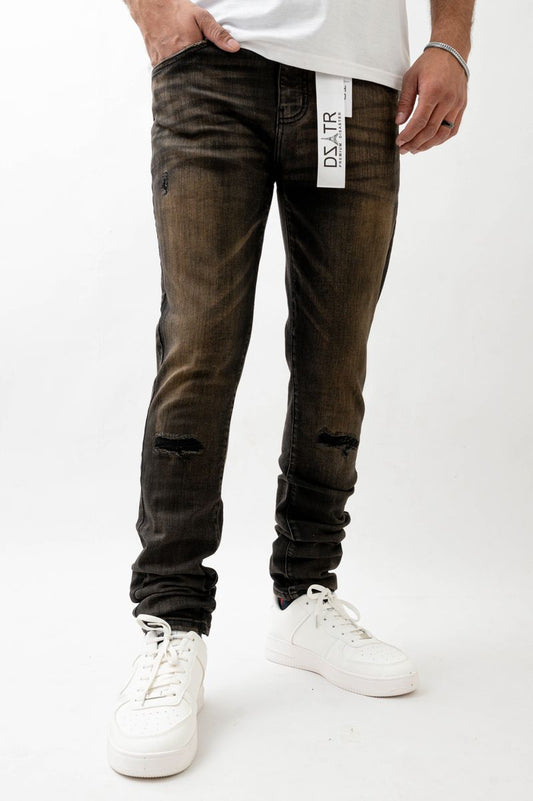 DZTR Super Stretch Dirty Jeans Denim – 451