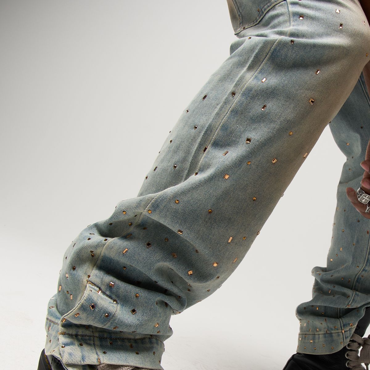 Duaa Favored Blue Denim