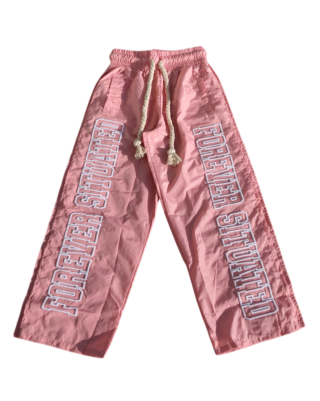 Forever Situated Nylon Track Pants