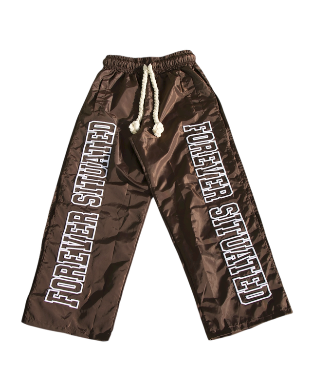 Forever Situated Nylon Track Pants