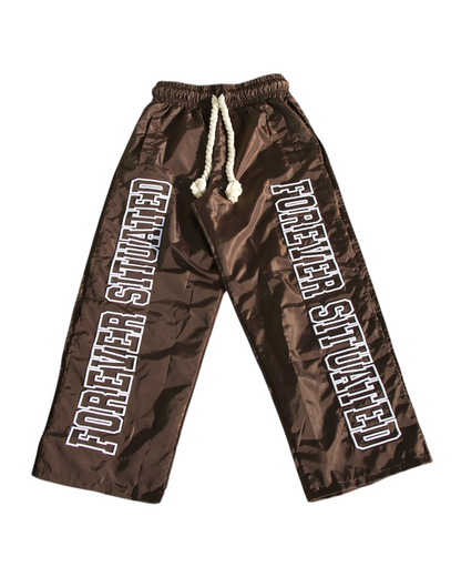 Forever Situated Nylon Track Pants