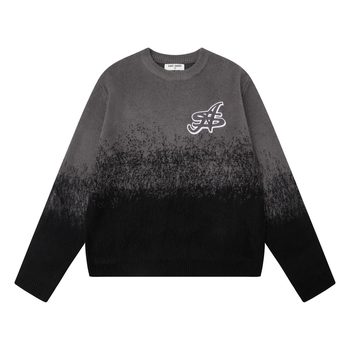 Almost Someday Mohair Gradient Crewneck