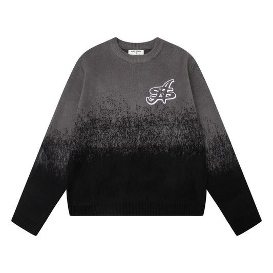 Almost Someday Mohair Gradient Crewneck