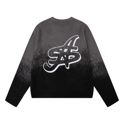 Almost Someday Mohair Gradient Crewneck