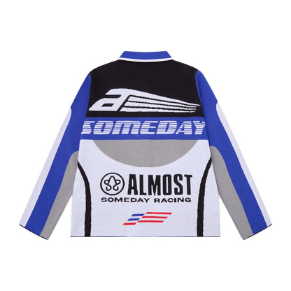 Almost Someday Moto Knit Jacket