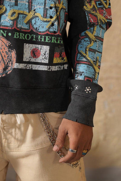 Elite Premium Denim Global Dreams Zip Hoodie