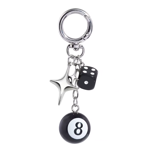 Ad Astra 8 Ball Dice Charm