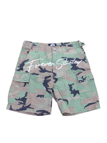 Forever Situated Camo Shorts