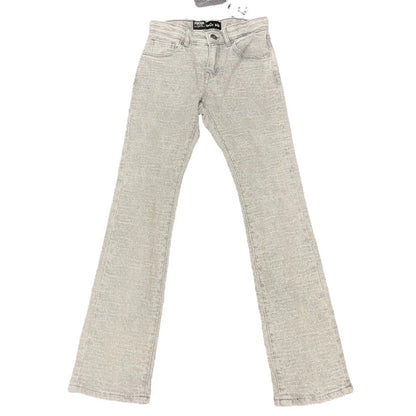 Focus Kid's Laser Rip Stacked Jeans