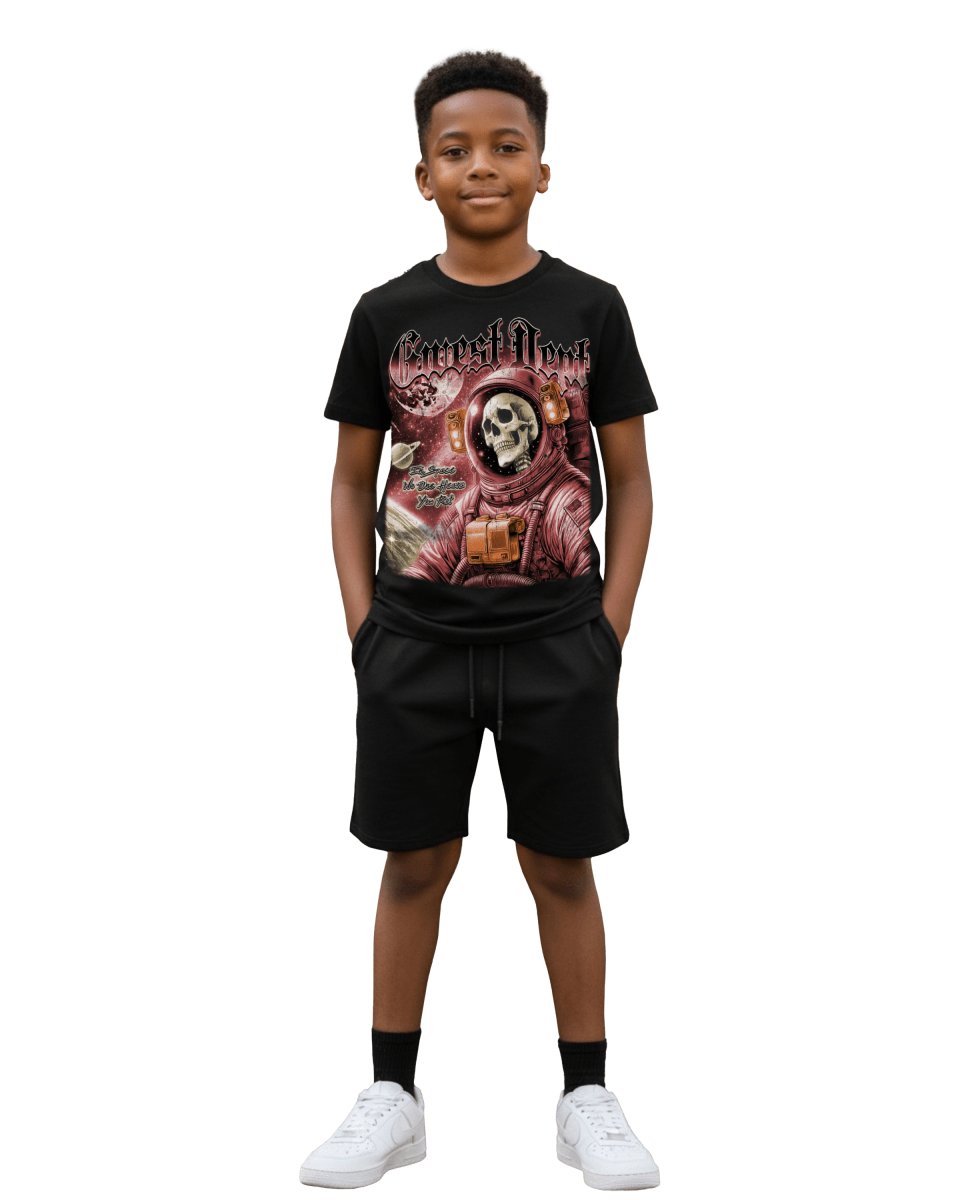 G West Kids Astro Ghost Tee in Black