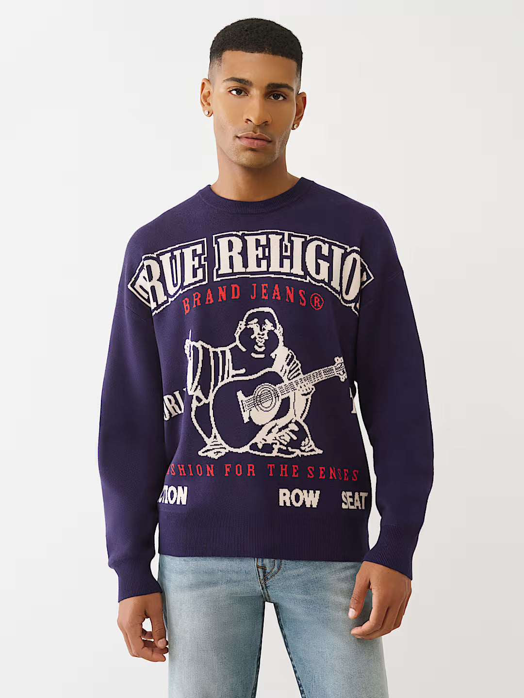 True Religion Boxy World Tour Sweater