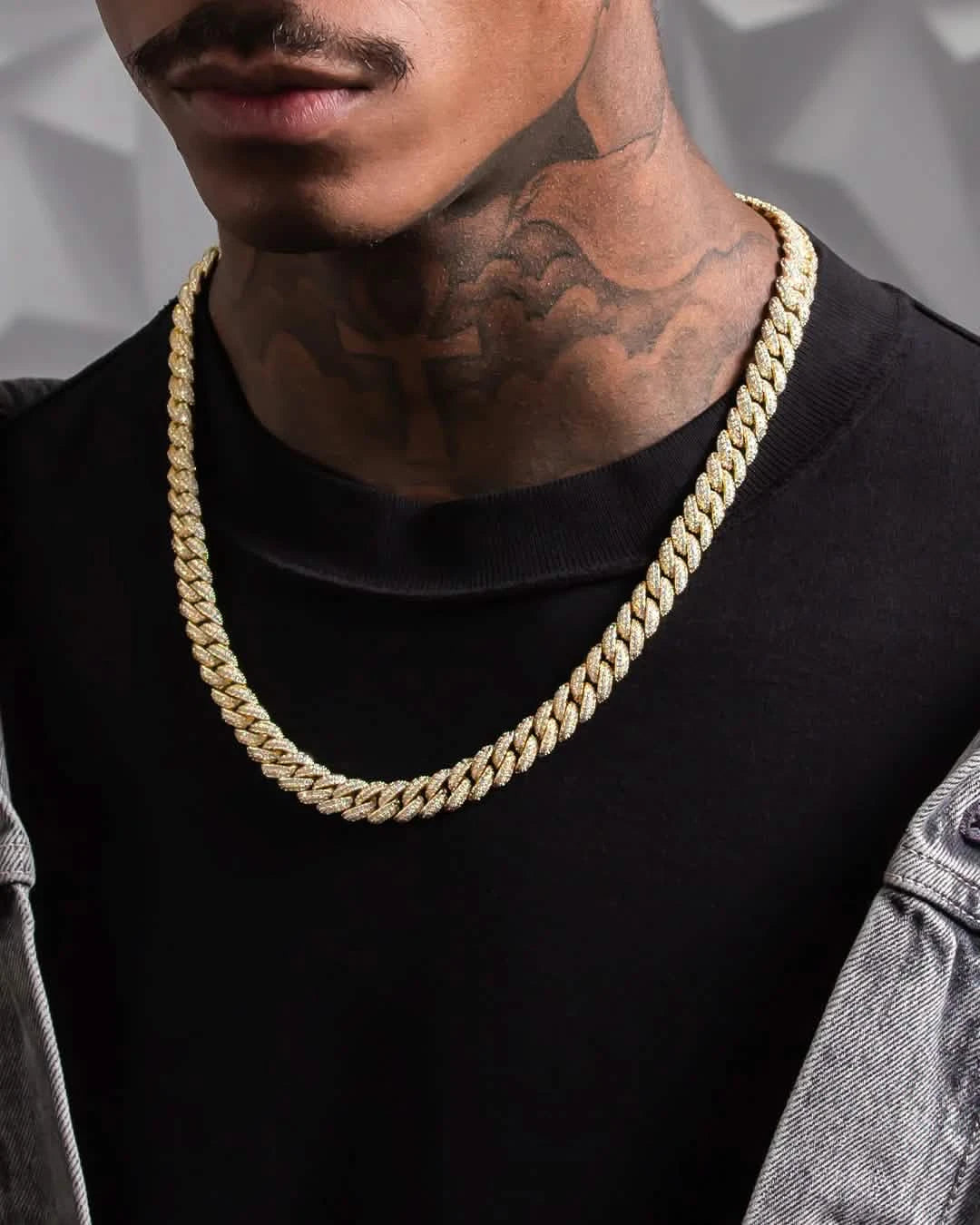 King Ice 10mm Iced Miami Cuban Link Chain