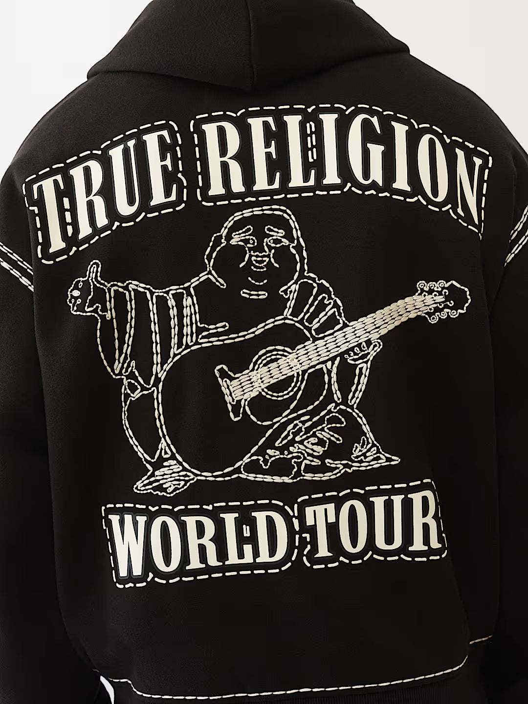 True Religion Super QT Boxy Zip Hoodie