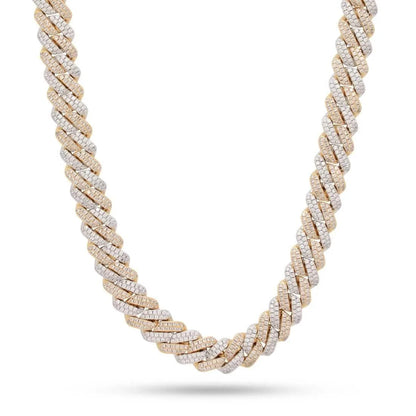 King Ice 12mm Iced Diamond Cut Miami Cuban Link Chain