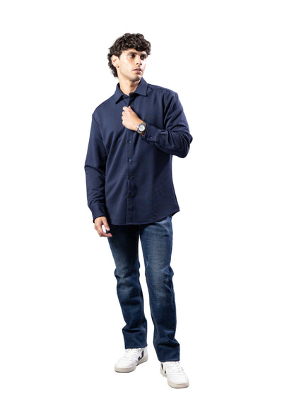 Bespoke Moda Button Up Long Sleeve Shirt – 252215