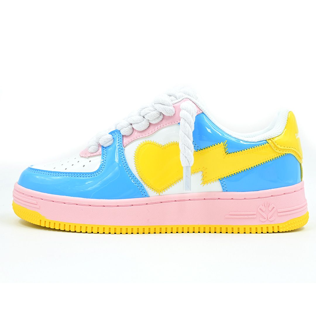 Sad Boy Saga Patent Leather Ice Cream Sneakers