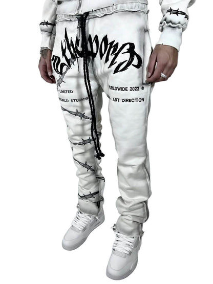 2THEWORLD Barbed Wire Sweatsuit from On Time Fashions – Sweatsuit by On Time Fashions , Birmingham AL’s 1 fashion store and premier destination for streetwear, suits, kids fashion, and big & tall