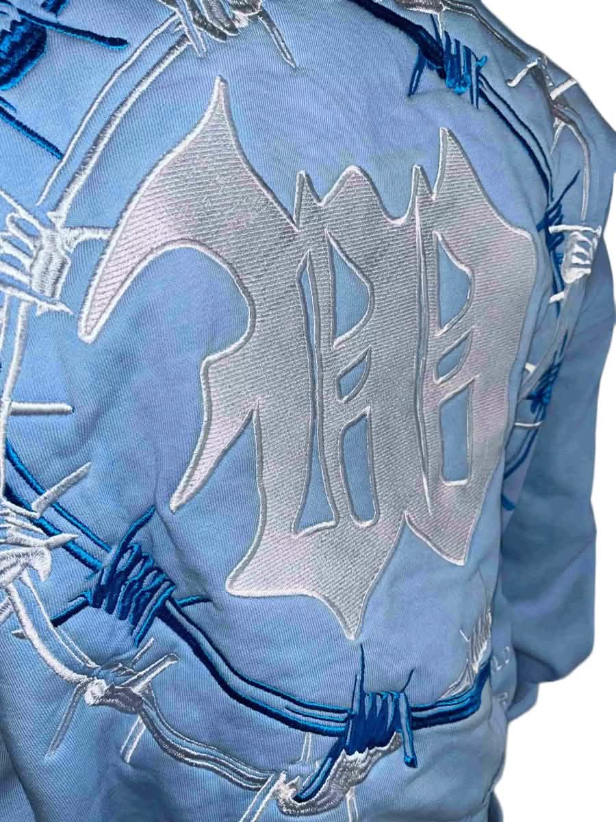 2THEWORLD Barbed Wire Sweatsuit from On Time Fashions – Sweatsuit by On Time Fashions , Birmingham AL’s 1 fashion store and premier destination for streetwear, suits, kids fashion, and big & tall